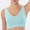 Light blue, variant on BELLZELY Bras for Women Plus Size Women Plus Size Bras Padded Seamless Sleepwear Yoga Bra Wireless Underwear