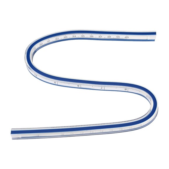 Leylor Règle de Courbe Flexible - Outil de Mesure de règle de Courbe Flexible pour Dessiner des Graphiques de Peinture et la Conception de vêtements(40cm)