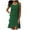 A-Green341, variant on Womens Embellished Layered Dress Sleeveless Crew Neck Party Evening Shift Dress Navy L