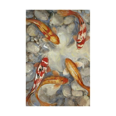 Art Tin - Vibrant Koi I Print Wall Art By Tim O'toole