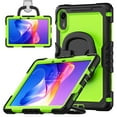 thumbnail image 2 of For Xiaomi Redmi Pad 2 11 inch 2025, 360 Rotating Shockproof Cover with Stand, Handle, Shoulder Strap, Lime Panel, 2 of 7