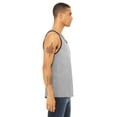 thumbnail image 3 of Bella Canvas 3480 Unisex Jersey Tank, XL, ATH HTHR/ NAVY, 3 of 4
