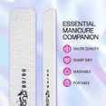 thumbnail image 2 of 600pcs - PANA Jumbo Double-Sided Emery Nail File for Manicure, Pedicure, Natural, and Acrylic Nails - Zebra (Grit 80/80), 2 of 7