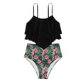 thumbnail image 3 of Teen Bathing Suits for Girls 12-13 Girl Swimsuits Adjustable Ruffled Bathing Suit Top and Boyshort 2 Piece Swimsuit Tankini Sets for Girls 7-16Y, 3 of 3