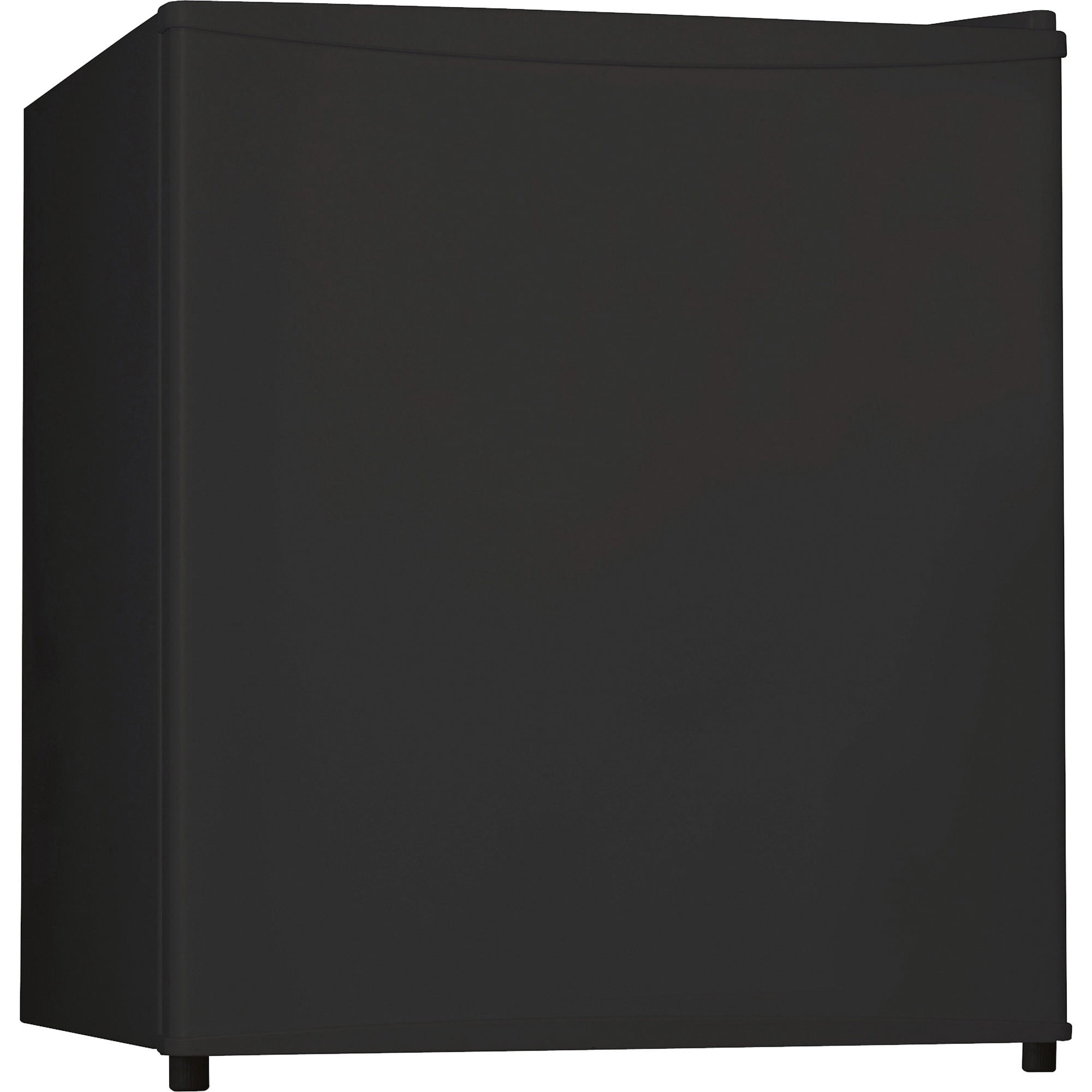 Lorell Compact Refrigerator - 1.60 Ft³ - Manual Defrost - Reversible - 1.60 Ft³ Net Refrigerator Capacity - Black - Steel, Fiberglass, Plastic