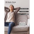 thumbnail image 4 of Radio despertador Mesqool con altavoz Bluetooth Radio FM, 4 of 7