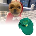 thumbnail image 2 of Christmas Tree Dog , Hooded Pet Pajamas Outfit with Tree Pattern, Warm Winter Coat for Small Dogs Cats, Festive Holiday Apparel for Parties & Daily Wear, L, 2 of 4