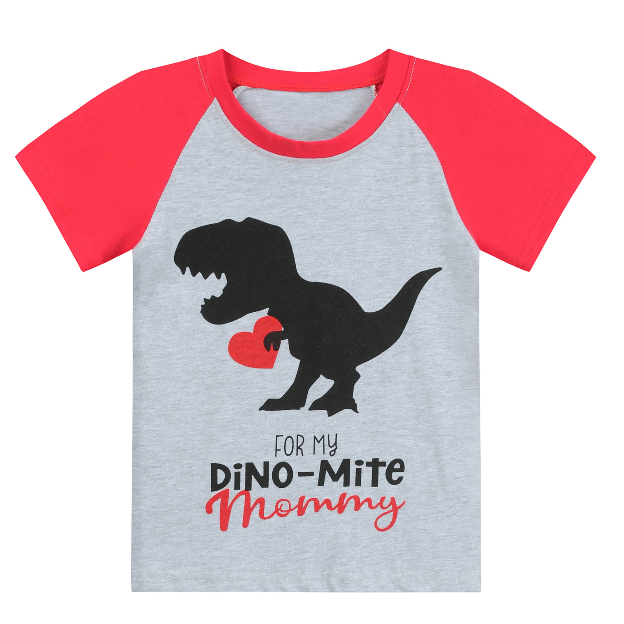 Little Hand Toddler Boy Dinosaur Tee Shirts Kids Girls Unisex Summer