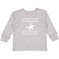 thumbnail image 3 of Inktastic Cowboy Silhouette Team Roping Rodeo Boys or Girls Long Sleeve Toddler T-Shirt, 3 of 5