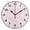 Black, variant on Heart Arrows Pink Wall Clock Modern Small Clock Black Hands for Office, Home, Bedroom,School 9.84in