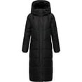thumbnail image 4 of Marikoo Women's Extra-Long Quilted Winter Jacket - Detachable Hood - Calf-Length - Hingucker XIV, 4 of 6