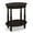 Espresso, variant on Gymax 2-Tier End Table Oval Compact Sofa Side Nightstand w/ Storage Shelf Espresso
