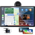 thumbnail image 1 of Estéreo inalámbrico para automóvil de 9 pulgadas con Carplay, cámara de respaldo, navegación GPS, Android Auto - de LAMTTO, 1 of 5