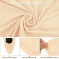 thumbnail image 3 of Uxcell Cocktail Tablecloth Spandex Stretch Tablecloth 2 Pcs Champagne Gold 24" Dia x 43" Height, 3 of 7