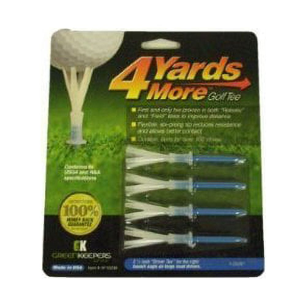(2 pack) NEW 4 Yards More Blue Plastic Golf Tees 3 1/4"