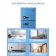 thumbnail image 4 of Krib BlingMini Refrigerator with Removable Shelf and Manual Blue, 45 lbs, 4 of 8