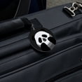 thumbnail image 5 of Panda Skull Optical Illusion Spooky Round Luggage ID Tag Card Suitcase Carry-On, 5 of 7