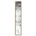 thumbnail image 2 of ArtToFrames 9" x 54" Silver with Black Lip Picture Frame, 9x54 inch Multi Wood Poster Frame (WOM-5193),  Pack, 2 of 7