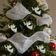 thumbnail image 4 of Adorno Colgante Blanco Irregular con Purpurina para Árbol de Navidad, Decoración Navideña, Hogar, Tienda, Escaparate., 4 of 6