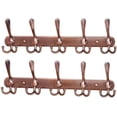 thumbnail image 1 of Perchero de pared de acero inoxidable, ganchos de pared, 20 ganchos, dorado, 1 of 4