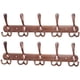 thumbnail image 1 of Perchero de pared de acero inoxidable, ganchos de pared, 20 ganchos, dorado, 1 of 4