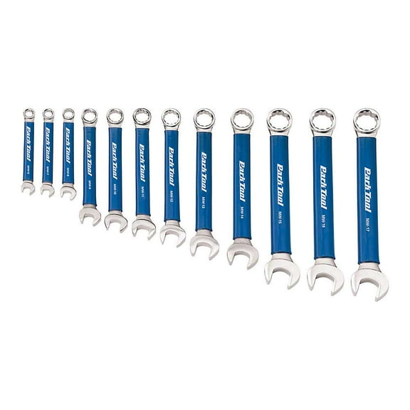 Park Tool MW-SET.2 6 - 17 mm Combination Metric Wrench Set Open End 12 Point Box