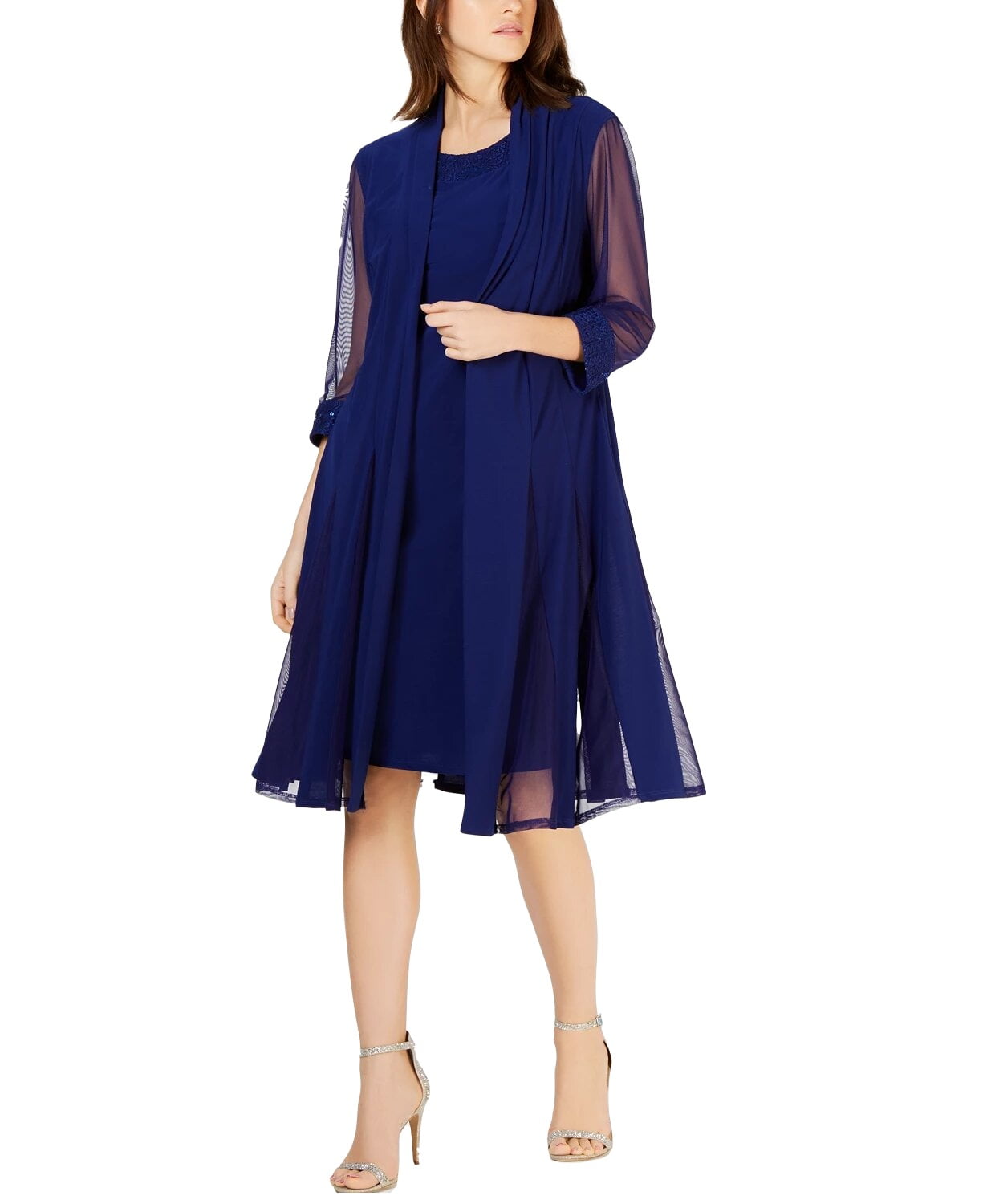 R \u0026 M Richards Womens Duster Jacket 