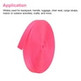 thumbnail image 4 of Flat Nylon Webbing Strap 1 Inch 50 Yards Neon Red for Backpack, Luggage-rack, 4 of 7