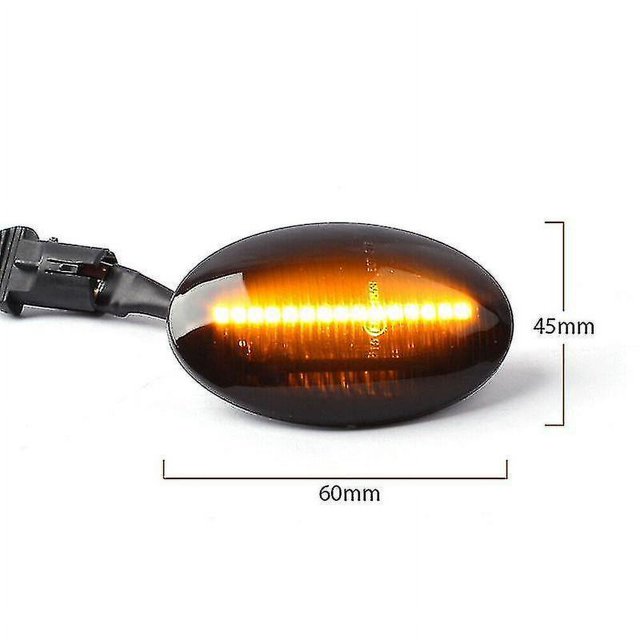 Luces Led dinámicas de posición lateral, luces intermitentes de señal de giro compatibles con Opel