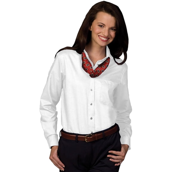 Edwards 5077 Women's Oxford Long Dress Shirt