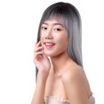 thumbnail image 2 of XWSHYW Pelucas Peluca Peluca Completa Cabello Largo y Liso Peluca Media Larga Degradado Natural, 2 of 2