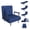 Blue, variant on Chicdaze Modern Blue 3-in-1 Convertible Sleeper Chair Bed with 5-Position Adjustable Backrest, Folding Chair Couch & Accent Chair with Pillow, Chair Bed Sleeper for Adults, Home Office
