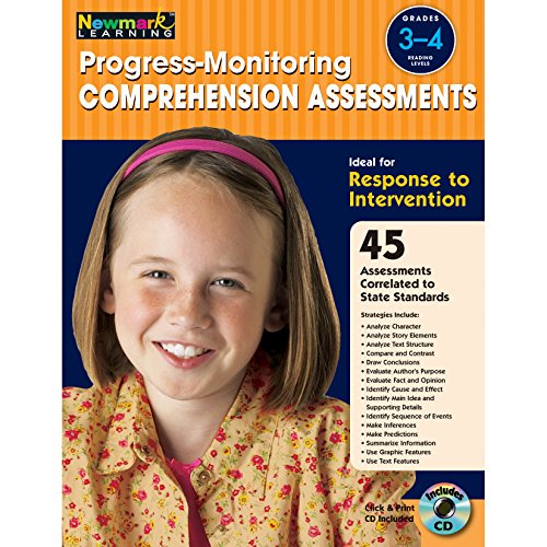 Pre-Owned Progress-Monitoring Comprehension Assessments: Grades 3-4 (Pm: Comprehension Assessmt (En)) Paperback