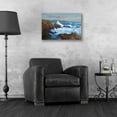 thumbnail image 3 of Epic Art 'Seascape Faraway II' by Tim O'Toole, Acrylic Glass Wall Art, 24"x16", 3 of 3