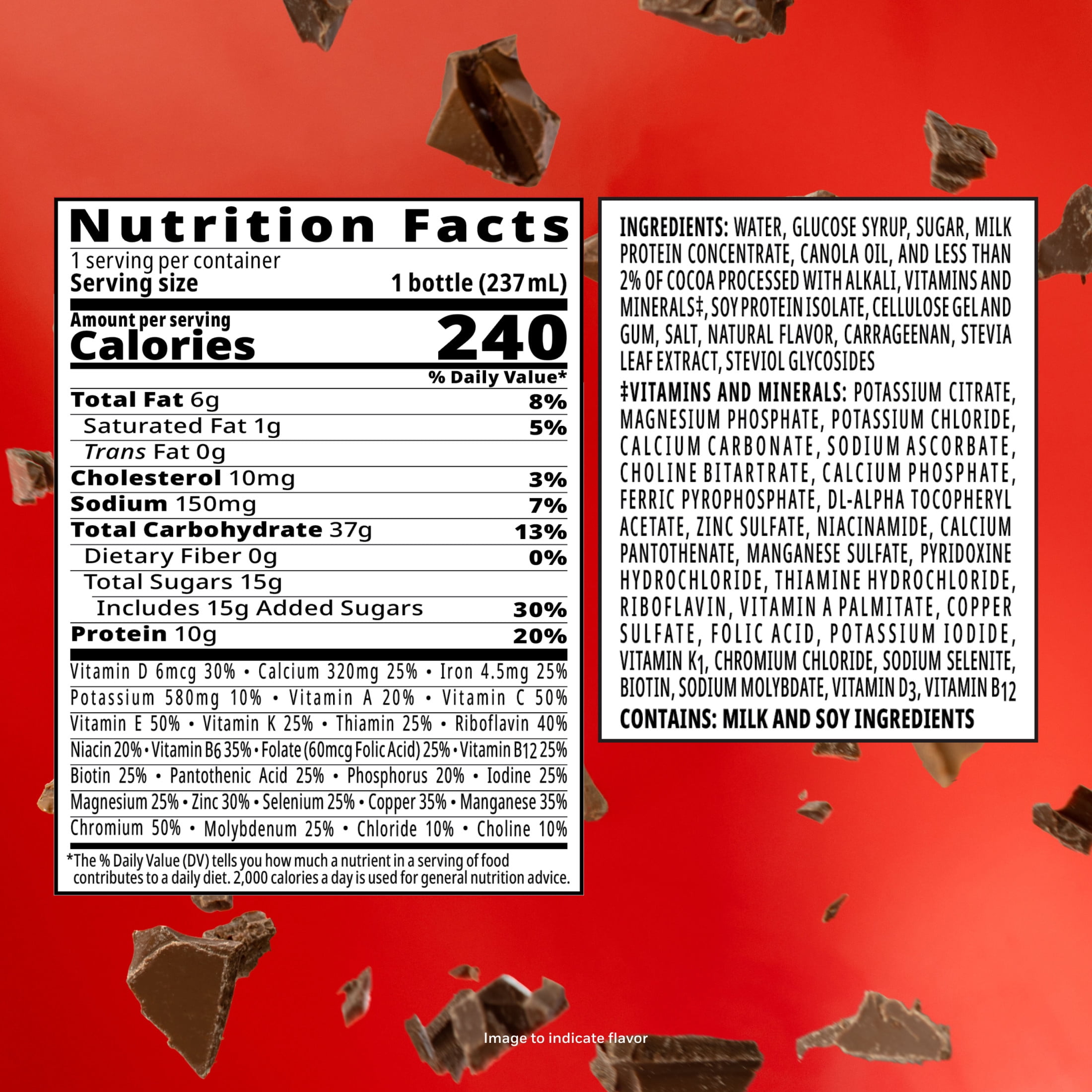 BOOST Original Balanced Nutritional Drink Protein Shakes, Rich Chocolate, 8 fl oz, 24 Pack