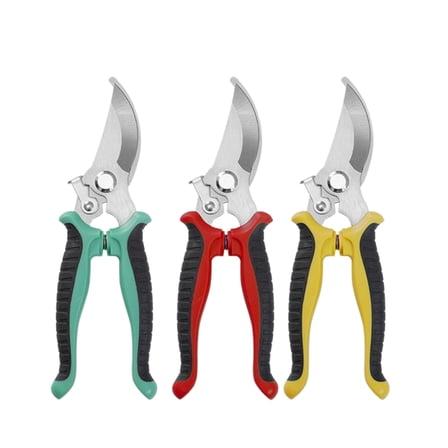 3 Pcs Pruning Shears for Gardening, 7.5" (19 cm) Stainless Steel Pruning Scissors, Professional Garden Snips & Garden Pruners Set