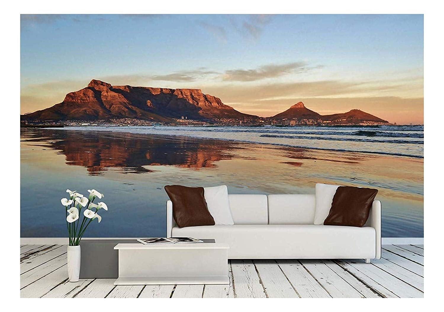 Wall26 Landscape of Cape Town and Table Mountain at sunrise Removable