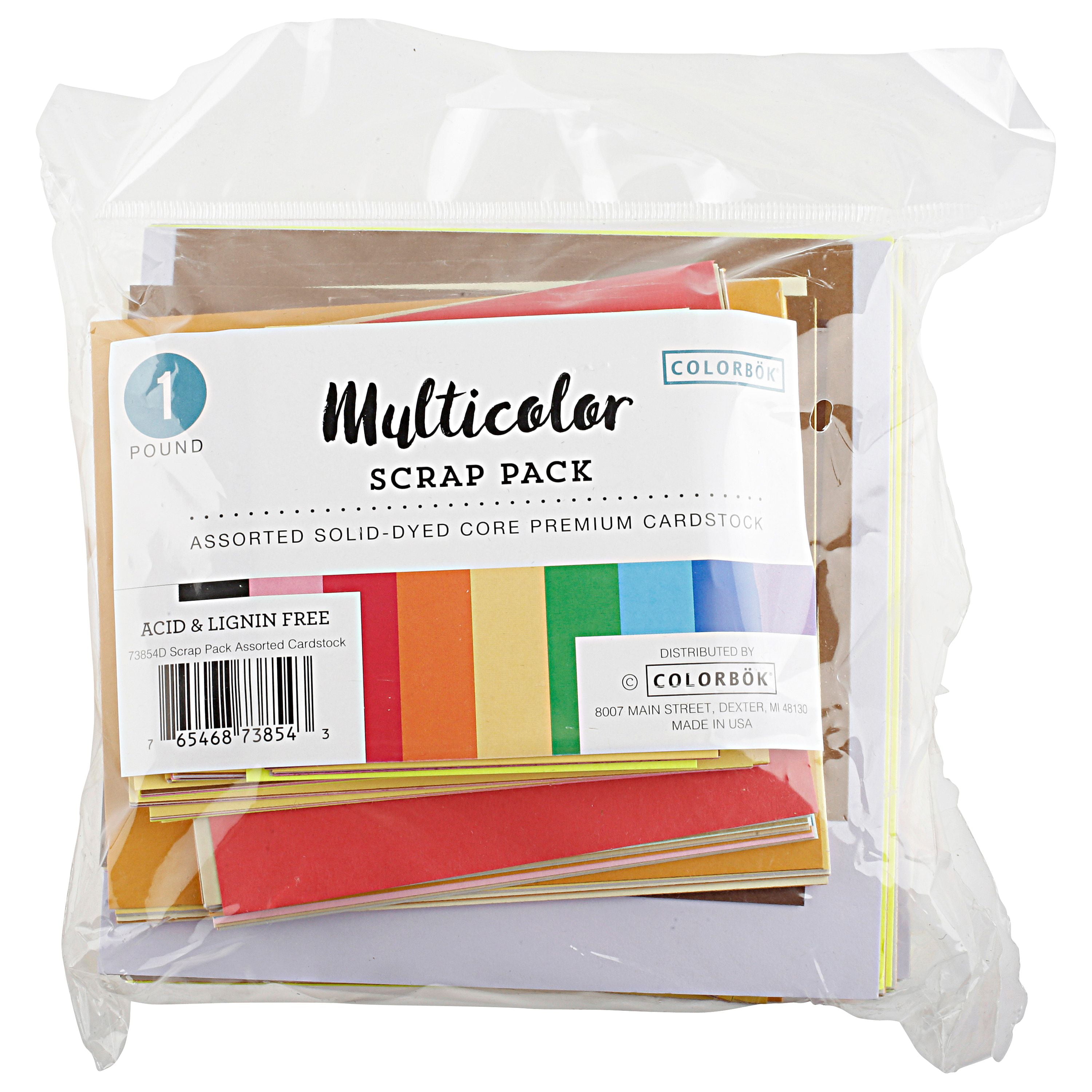 Colorbok Multicolor Scrap Pack Cardstock, 1 Each