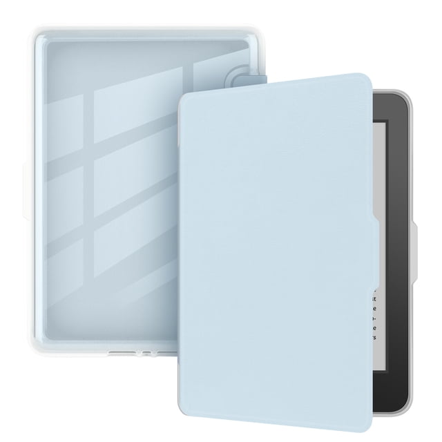 GANGXUN Funda Rosa Compatible con Kindle Paperwhite 3/2/1 – Acrílica, Resistente a Salpicaduras, Modo Reposo Inteligente