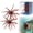 2PCB, variant on 4Pc Dice Bait, Fuzzy Baits for Bass Fishing, Floating TPR Swimbait with Reflective Stars,Tentacle Creature Lure, Sea Urchin Bait Soft Plastic Baits, Wacky/Neko Rig and Finesse, Slow Sinking