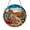 Acrylic 3.5 Inch, variant on Desert Lizard Theme Fantasy Stained Glass Window Hanging, Decorative Scenic Nature Glass Suncatcher Art for Home Window Decor