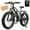 Black, variant on AIRWEST Men's Electric Mountain Bike, 26″ Fat Tire Electric Bike, Peak 750W Motor 48V 13Ah Removable Battery, 7-Speed, All-Terrain E-Bike, Max Speed 25MPH (40KMH), UL2849