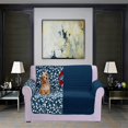 thumbnail image 2 of CHOK 2024 Reversible Sofa Slipcover Water Resistant Furniture Protector Pet Couch Covers Smart Leaf Oversized Sofa  Black, 2 of 3