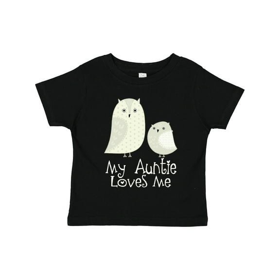 Inktastic My Auntie Loves Me Owl Boys or Girls Toddler T-Shirt
