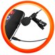 thumbnail image 1 of Micrófono con cable Lavalier Tecnología capacitiva Transmisión en vivo Teléfono móvil disponible, 1 of 7