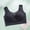 Black, variant on Ersazi Womens Bra Women Fashion Sports Lace Bra Wire Free Underwear one-Piece Bra Everyday Underwear Green Xl
