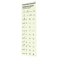 thumbnail image 2 of 1 Sheet Keyboard Sticker Universal French Keyboard Sticker Decal Computer Accessory, 2 of 8