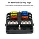 thumbnail image 3 of Portafusibles universal para coche con 6 vías y negativo, 3 of 8