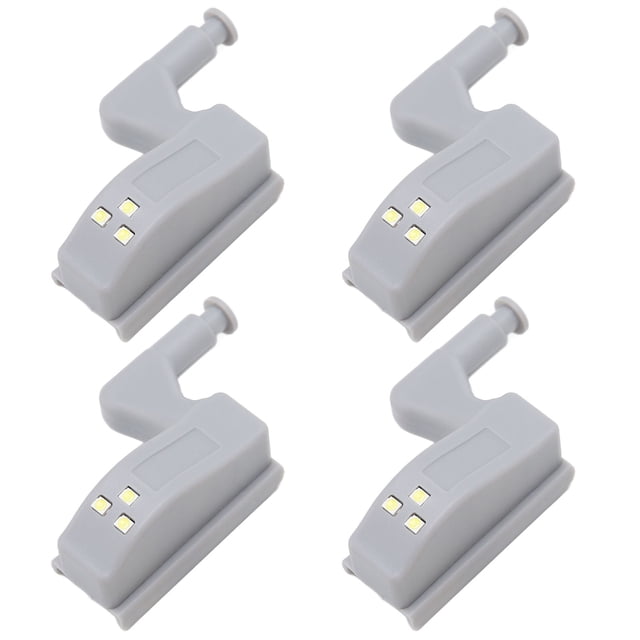 Luces para bisagras de gabinete, 10 juegos de luces LED para bisagras, luces para puertas de gabinetes, compactas y livianas