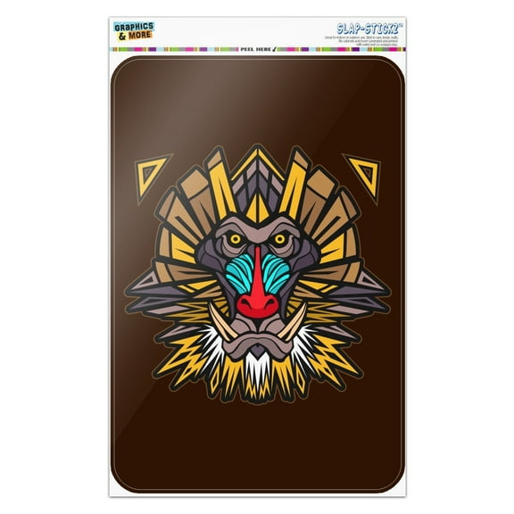 Mandrill Baboon Face Monkey Primate Home Business Office Sign